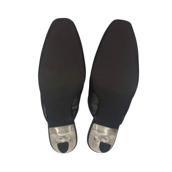 MATISSE Bette‎ Pump Black Mule Clear Kitten Heel Women sz. 7M NEW-IN-BOX $118 - Picture 4 of 6